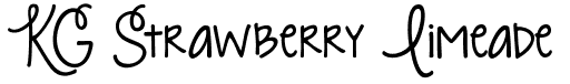 KGStrawbryLimeade